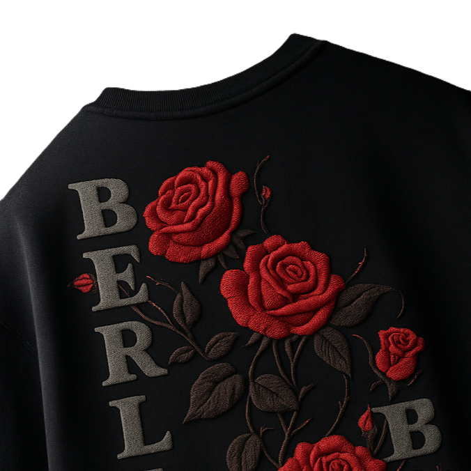 Berlin Black Rose T-Shirt